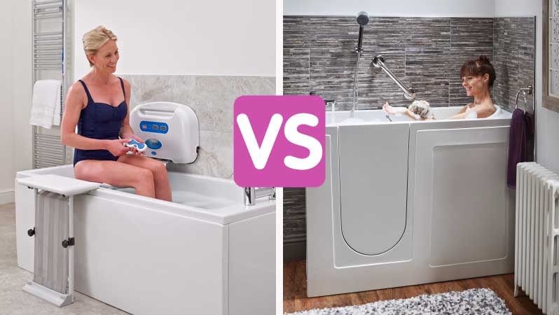 Walk in bath vs bath lift